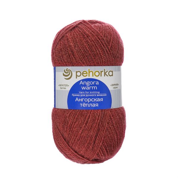 Пряжа Пехорка Ангорская теплая / уп.5 мот. по 100 г, 480 м, 788-св.марсала