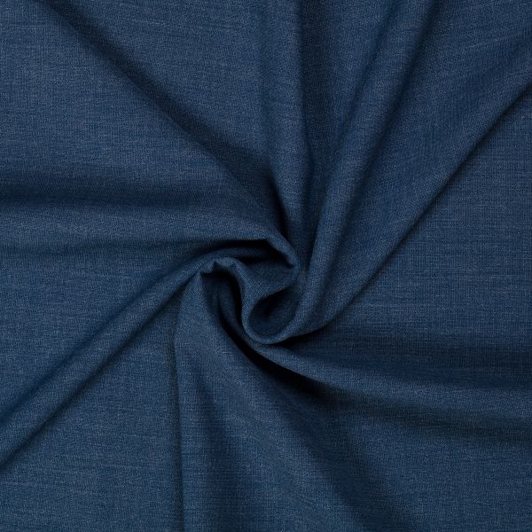 Ткань костюмная 220 г/м², 150х148±2 см, 09 синий меланж/blue melange, Gamma SUTF-006N