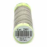 Нитки отделочные Gutermann Top Stitch, 30м, 261 галечно-серый, 5 катушек