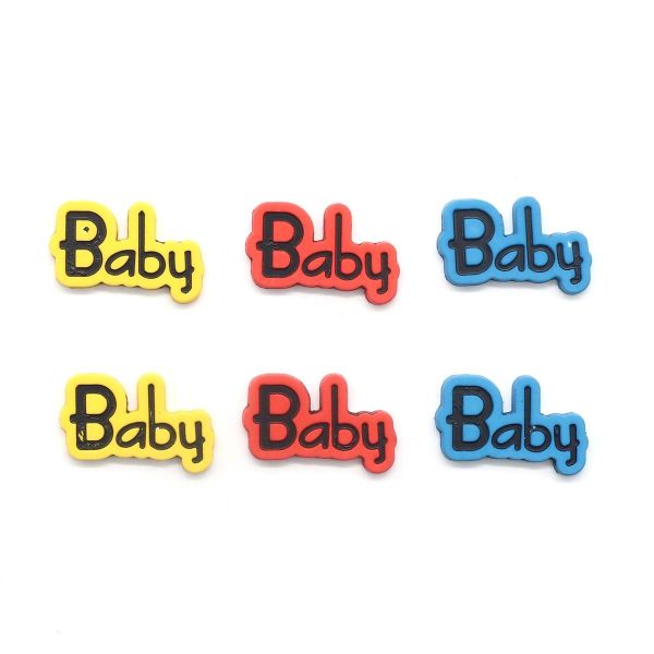 Украшения декоративные пуговицы Baby, 6 шт, Magic Buttons I1583-DW2