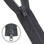 Молния трактор Arta Т6 (6 мм) 2 зам., разъем., 100 см, цв. 123 графит, уп.5 шт