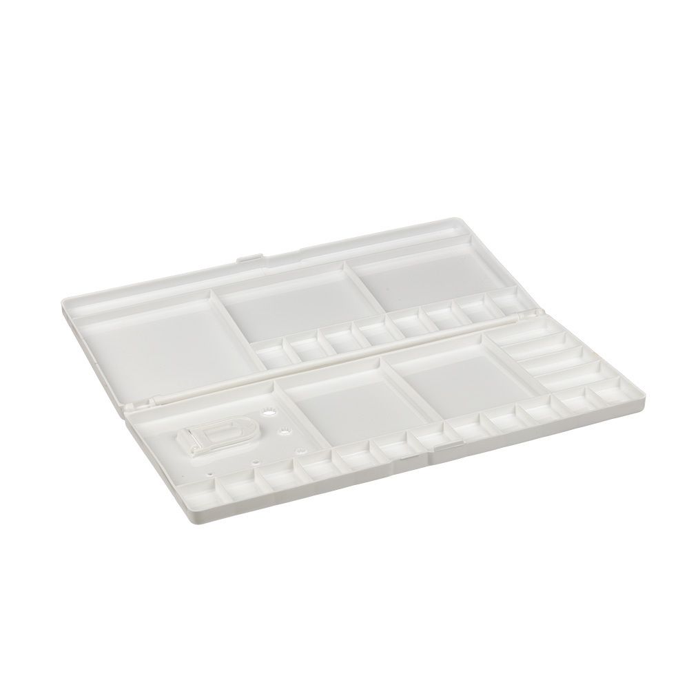 Палитра пластиковая 14x30 см, PLP-3014, для акварельных красок, Vista-Artista