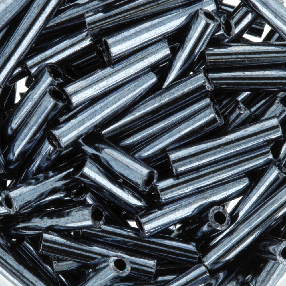 Бисер Toho Bugle 3 (9 мм), 25 г (5х5 г), 0081 т. серый