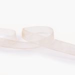 Лента капроновая (органза) 15.0 мм / 22.8±1 метра, 003 бл. кремовый, Blitz OR-15