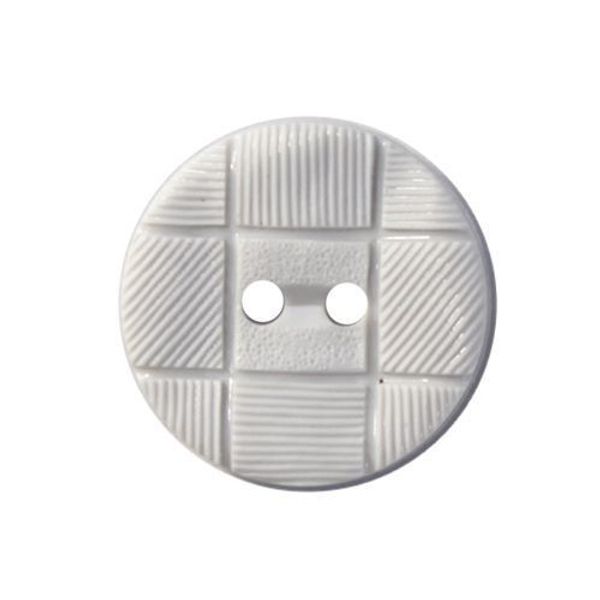 Пуговицы 2 прокола ⌀15мм бел. нейл. клетка, 100 шт