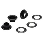 Люверсы металл ⌀_6.0 мм (внутр.), черный, 100 шт, S090814, BIG