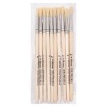 Кисть щетина школьная круглая №4,10 шт