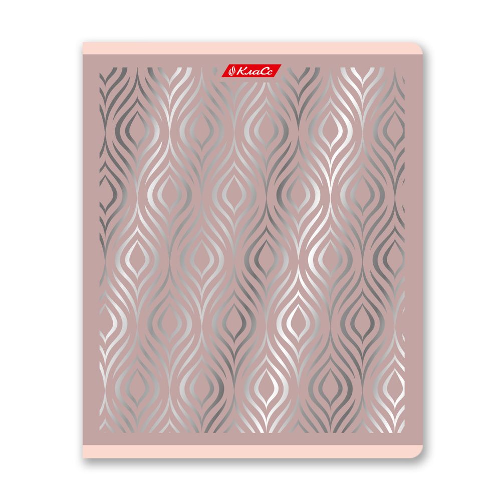 Тетрадь ученическая общая, матовая ламинация + тиснение серебряной фольгой, A5+ 48 л. на скобе 65 г/м², белизна 100%, 10 шт, клетка в термоусадочной пленке, 000743 Серебряная мечта, Светоч 48ТЕТк-007