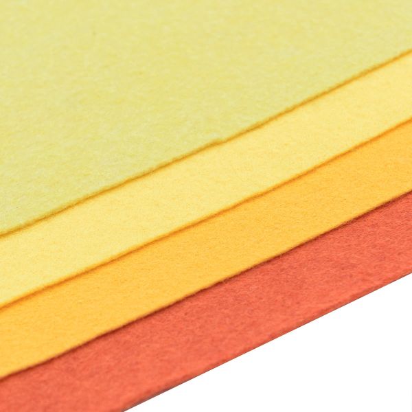 Фетр листовой мягкий 1.0 мм, 20х30см, 4 шт, Astra&Craft, 10