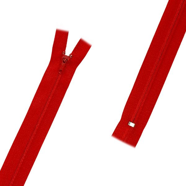 Молния потайная (скрытая) Т3 (3 мм) 1 зам., н/раз., 20 см, сатин (скрытая), 50 шт, 145 т.красный, G013P Blitz, 50 шт