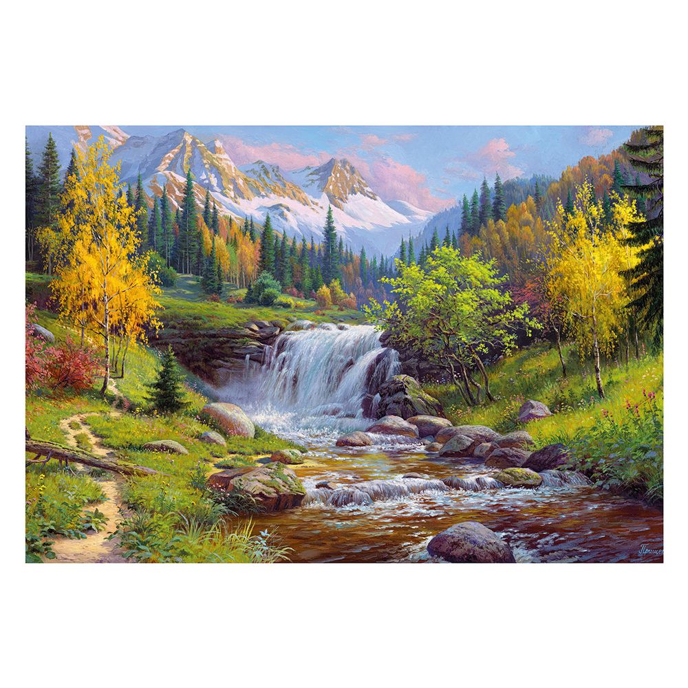 Пазл. Премиальная коллекция 1500 элементов, TOP-PZL-1500/01 Горный ручей, Фрея