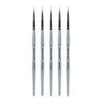 Кисть синтетика лайнер, 5 шт, короткая ручка, с резервуаром №06, 90336