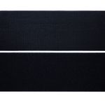 Лента контактная липучка (велкро) пришивная уп. 100 мм / 25 метров, черный, ПАРА (крючок+петля), качество "C"