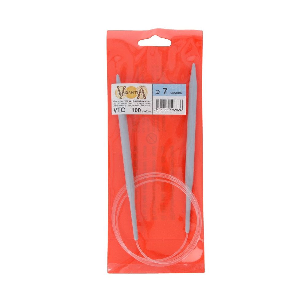 Спицы круговые металл ⌀7.0 мм, 100 см, со спец. покрытием, Visantia VTC
