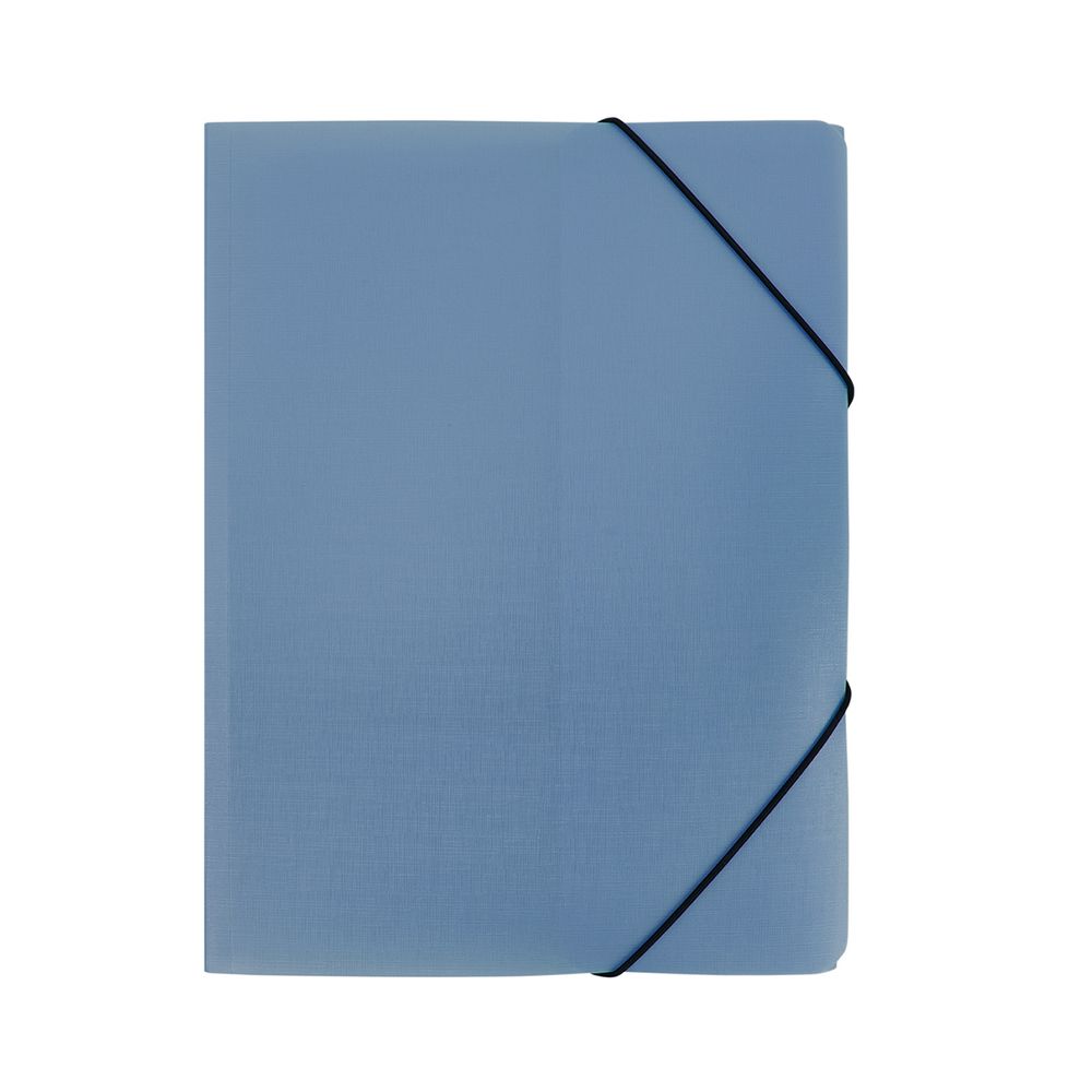 Папка на резинке A4 600 мкм 35 мм, 1 шт, голубика EC210420071, Expert Complete