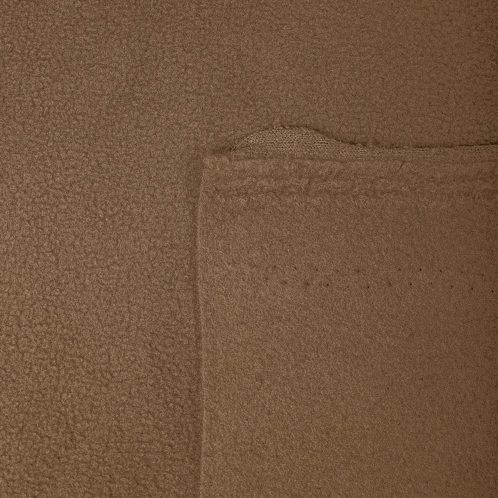 Флис 2-сторонний 190 г/м², 150 см / 10 метров, N-TBY-0059-296, цв.F296 тем.бежевый