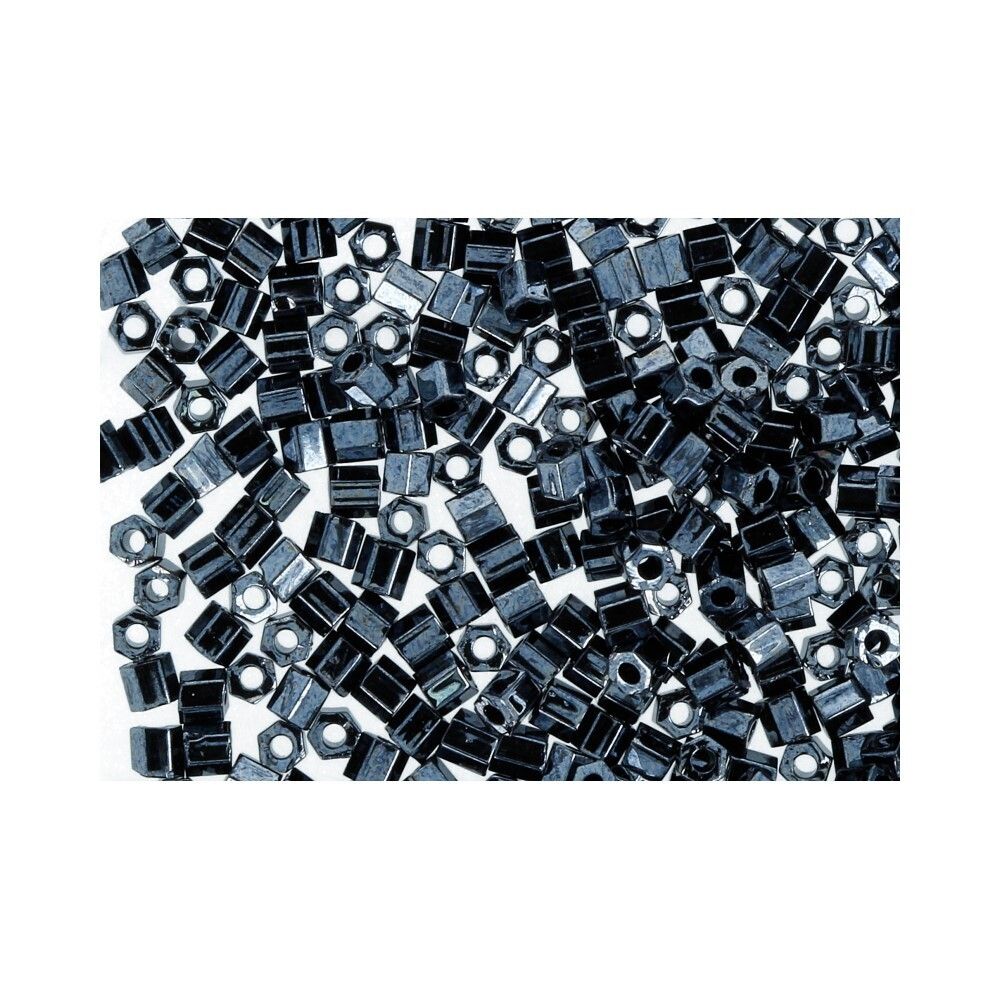 Бисер Toho 11/0 Hexagon 3 (2.2 мм), 25 г (5х5 г), 0081 т. серый
