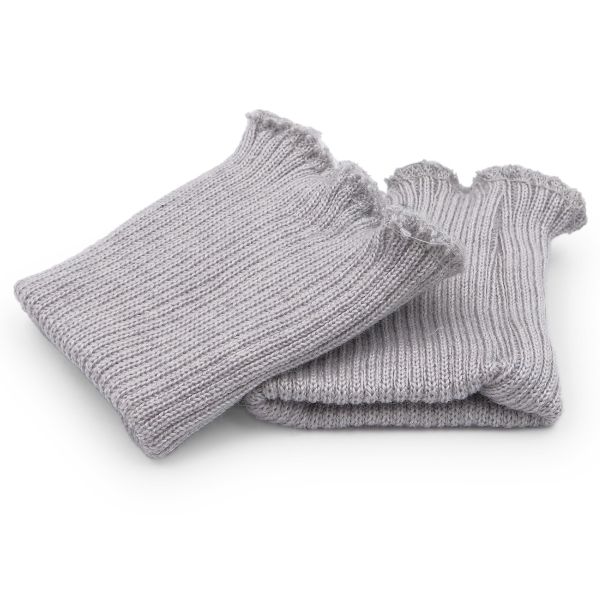 Манжеты трикотажные 8.5х9.5 см, 1 пара, плотные, 890 серебро