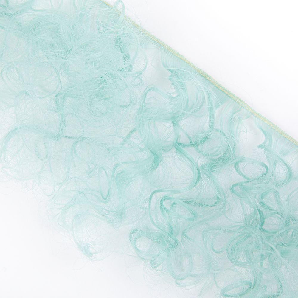 Трессы для кукол 15 см, 100 см, 27 г, 32 мятный, HobbyBe HAR-9