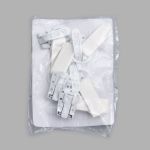 Крючок шубный PQ 45 мм, белый, PQ5210, 5 шт