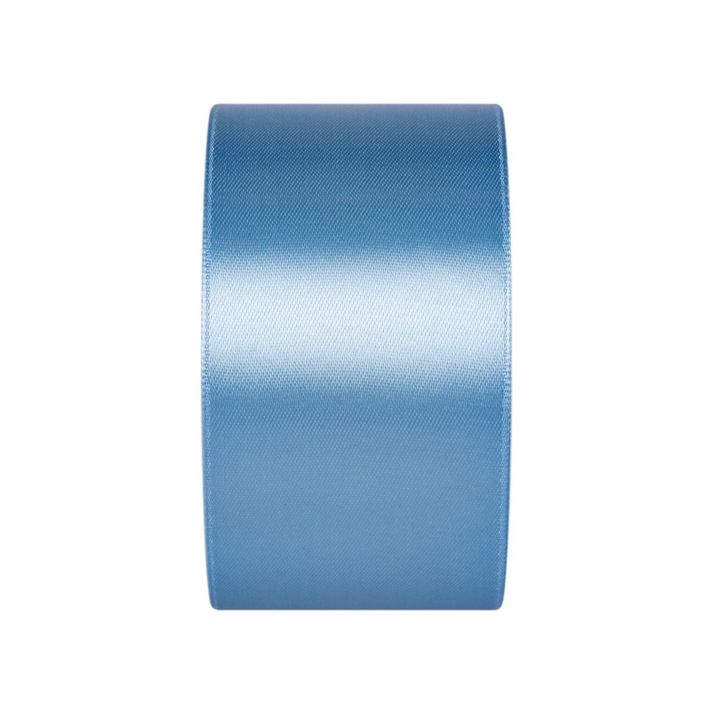Лента атласная 1-сторонняя 50.0 мм / 33±2 метра, 049 голубой, Gamma