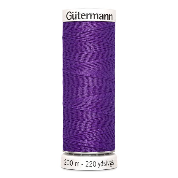 Нитки универсальные Gutermann Sew-all, 200м, 392 фиолетовый джинс, 5 катушек