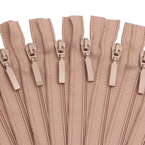 Молния спираль (витая) Arta Т5 (5 мм) 1 зам., н/раз., 18 см, цв. 128 бежевый, уп.10 шт