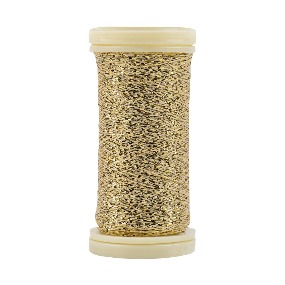 Мулине Gamma металлик M 5 мотков по 50 метров, M-108 под золото, Gamma BRILL