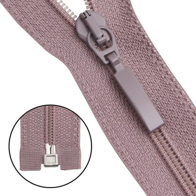 Молния спираль (витая) Arta Т5 (5 мм) 1 зам., разъем., 60 см, цв. 327 серый, уп.5 шт