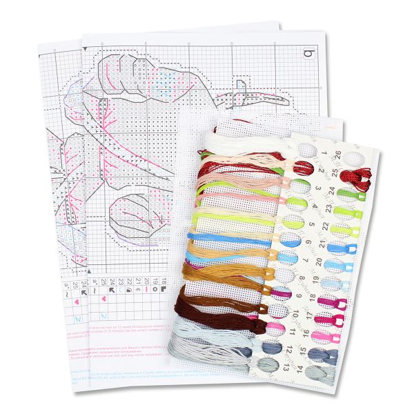 Набор для вышивания нитками МП Студия, на пластиковой канве Степан 20х9см