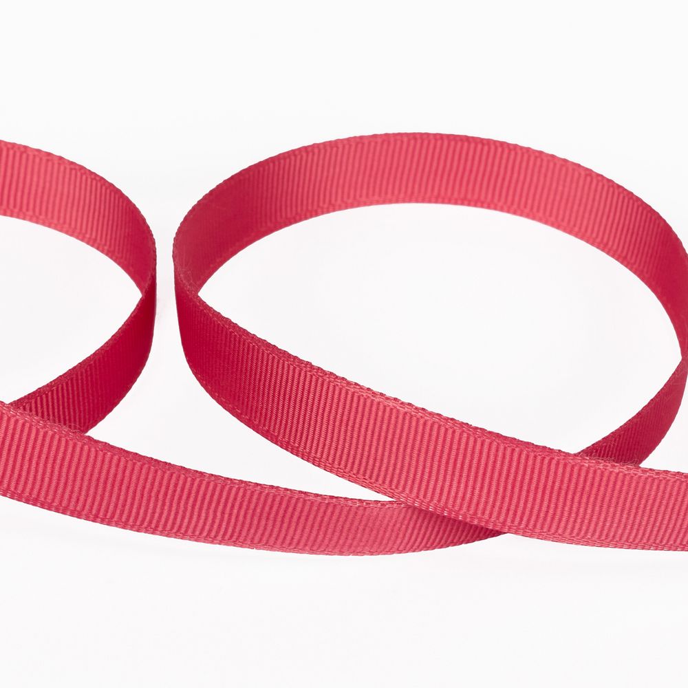 Лента репсовая (в рубчик) 12.0 мм / 45.5 метра, 049 св.красный, Gamma GR-12