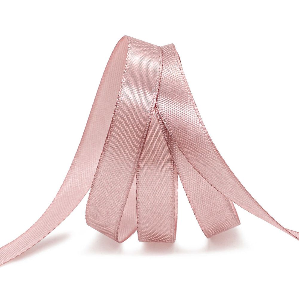 Лента атласная 1-сторонняя 12.0 мм / 22.86±1 метров, 064 ст. роза, Globus