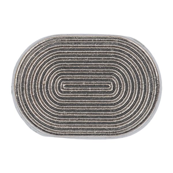 Пуговицы на ножке металл 11.5 мм, 24 шт, 04 никель, Gamma MB 0201