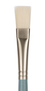 Кисть синтетика №16 плоская, 5 шт, длинная ручка, Vista-Artista 40132-16