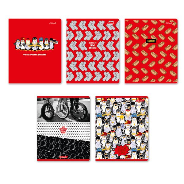 Тетрадь ученическая общая, выборочный лак, A5+ 48 л. на скобе 65 г/м², белизна 100%, 10 шт, линия в термоусадочной пленке, 000759 Мути добро!, Светоч 48ТЕТл-003