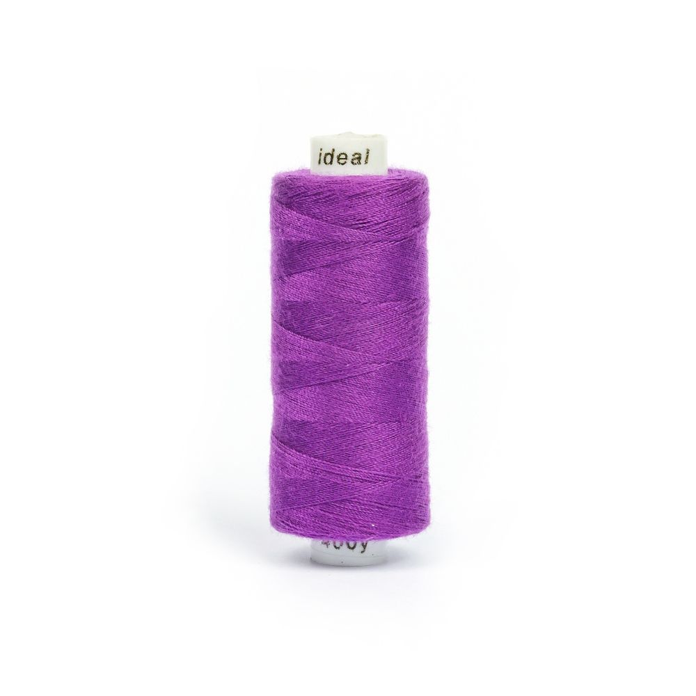 Нитки швейные Ideal 40/2, 366 м (400 ярд), 10 катушек, 195 фиолетовый