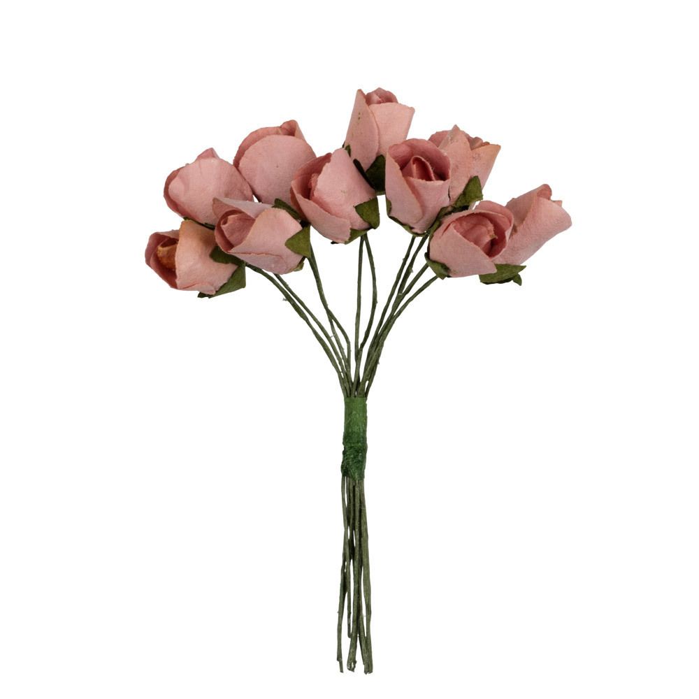 Цветы декоративные 6х10 шт, 09 Дымчатая роза (т.розовый), Mr.Painter PFE-09
