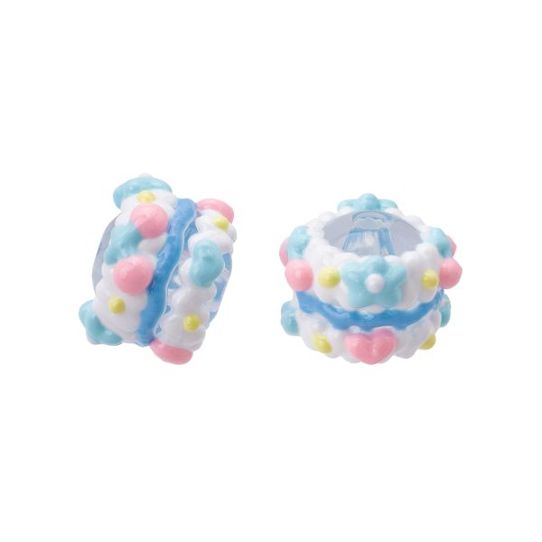 Бусины акриловые лэмпворк 16х20 мм, 5 шт, Astra&Craft (голубой), 1AL152