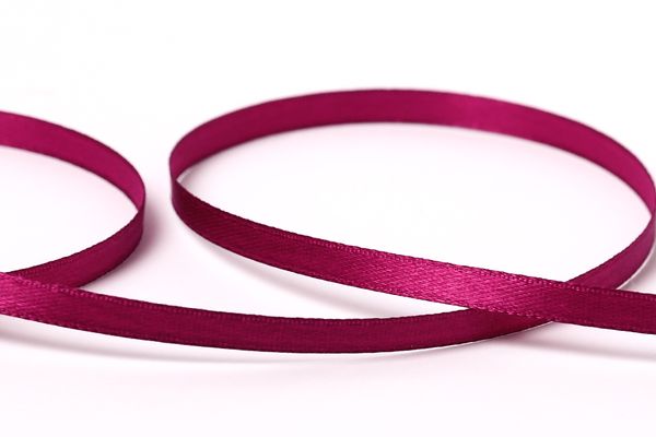 Лента атласная 1-сторонняя 6.0 мм / 33±2 метра, №142 св.фиолетовый, в термоплёнке, Gamma