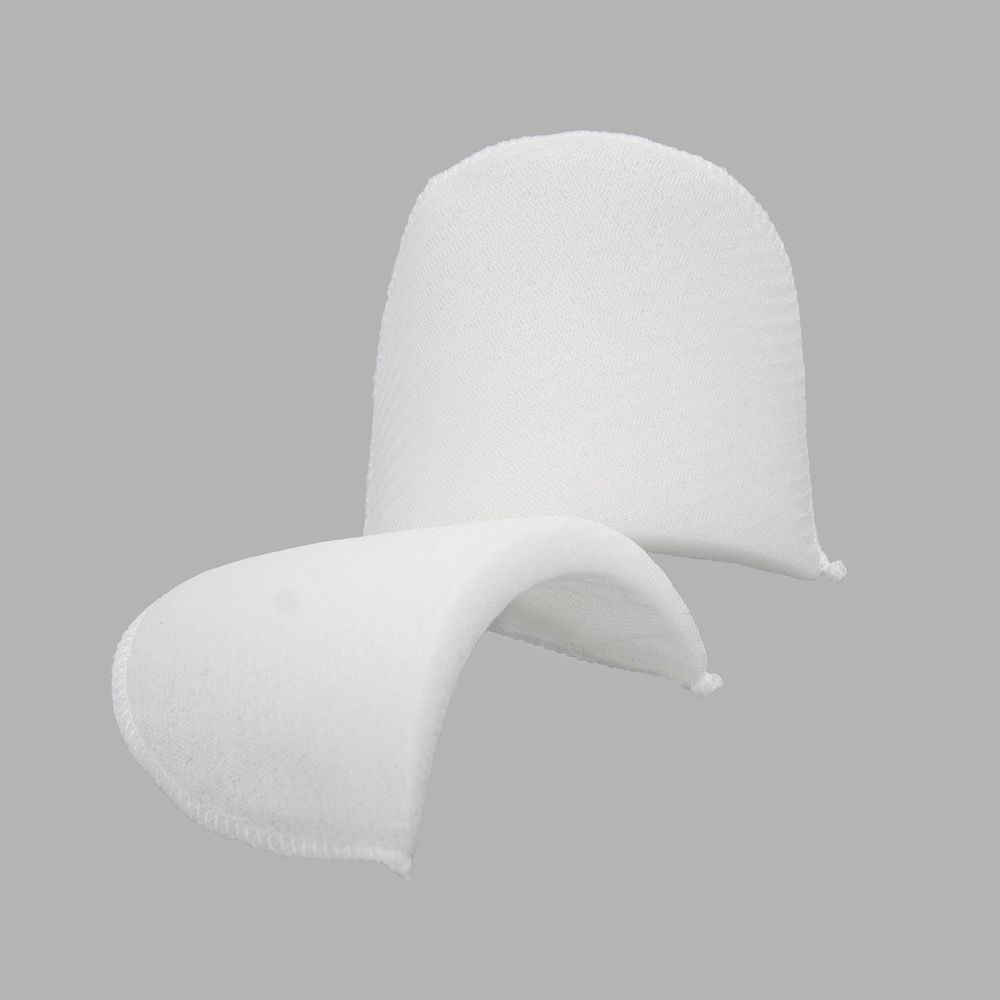 Плечевые накладки (подплечники) втачные 100х150х12 мм, белый, 50 пар