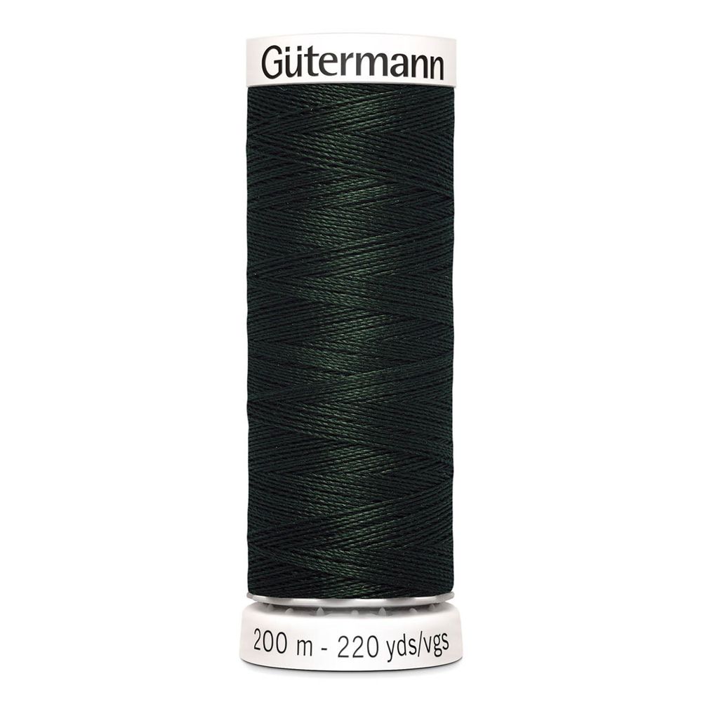 Нитки универсальные Gutermann Sew-all, 200м, 687 т.т.зеленый