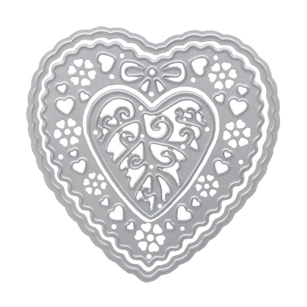 Форма для вырубки, Сердце, 78х78мм, 861-008-015