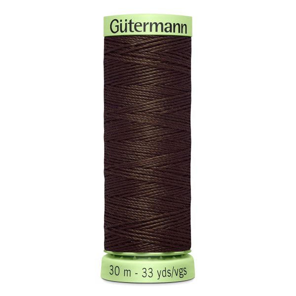 Нитки отделочные Gutermann Top Stitch, 30м, 696 т.шоколад, 5 катушек