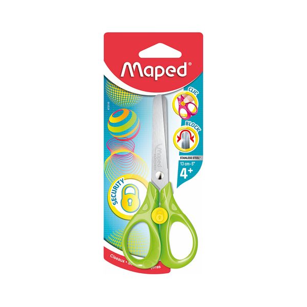 Ножницы школьные 13 см, 473110 SECURITY 3D, Maped