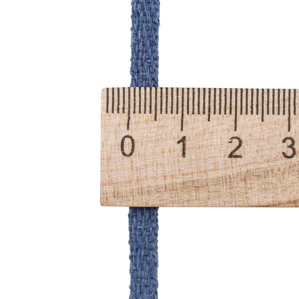 Тесьма (лента) киперная (100 х/б) 5 мм / 25 метров, рис. 9790, 1.4 г/м, джинс, С3865Г17/1