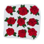 Термотрансфер 22х21.5 см, M-921 розочки, микс, 1 шт, Gamma M №09