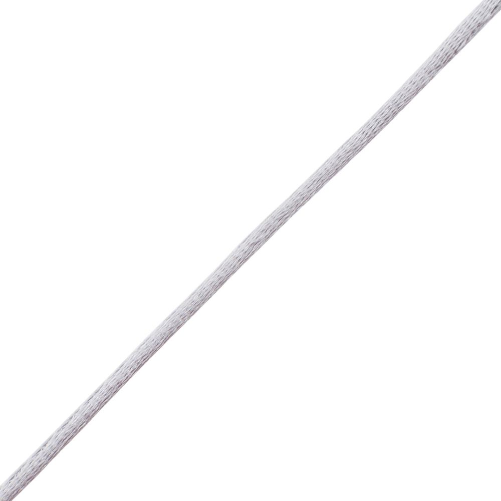 Шнур атласный корсетный ⌀1.0 мм / 45.7 метра, 78 серый
