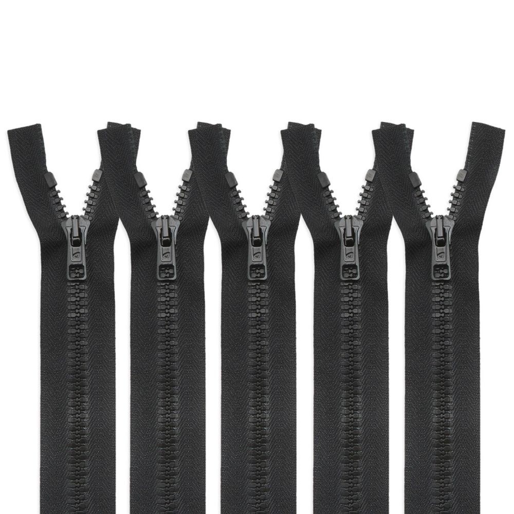 Молния трактор Arta Т6 (6 мм) 1 зам., н/раз., 16 см, цв. 077 черный, уп.10 шт