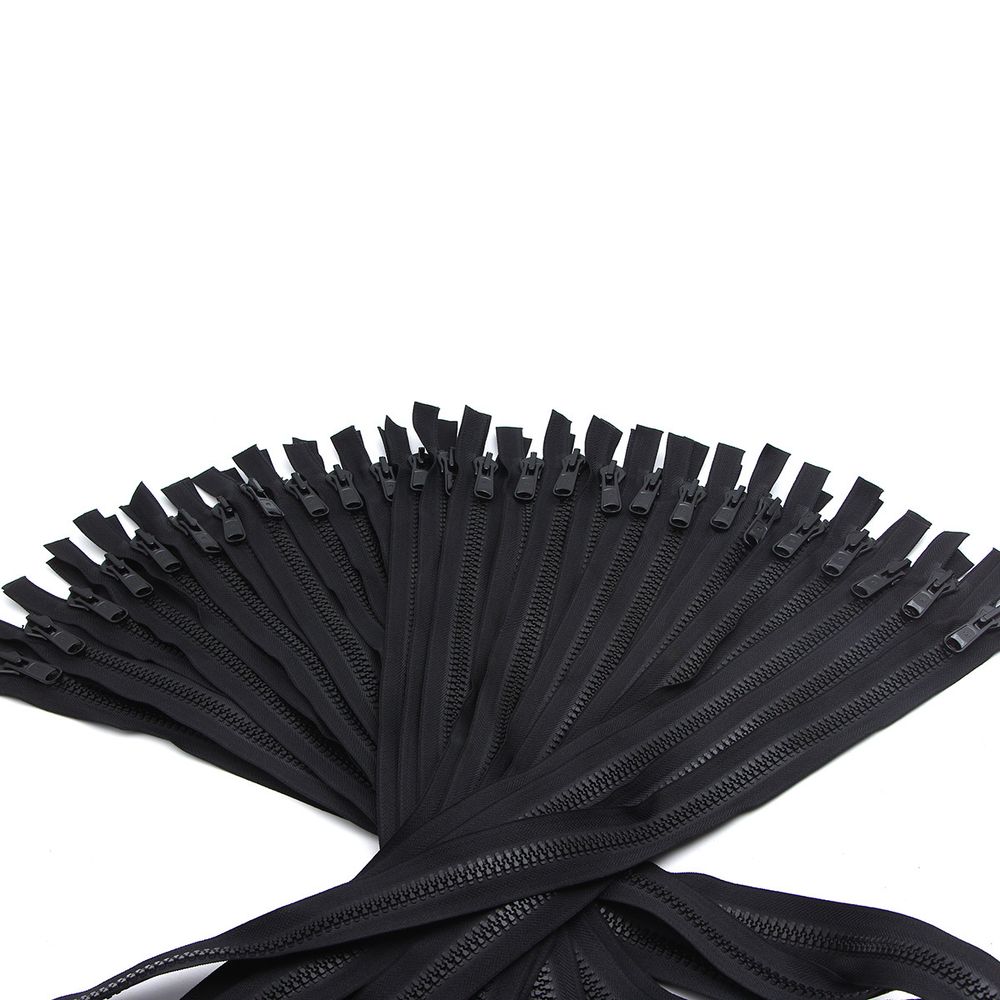 Молния трактор Arta Т8 (8 мм) 2 зам., разъем., 65 см, ОПТ. УП., 25 шт, 077 черный