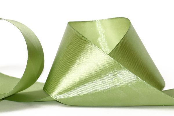 Лента атласная 1-сторонняя 50.0 мм / 33±2 метра, №086 серо-зеленый, в термоплёнке, Gamma